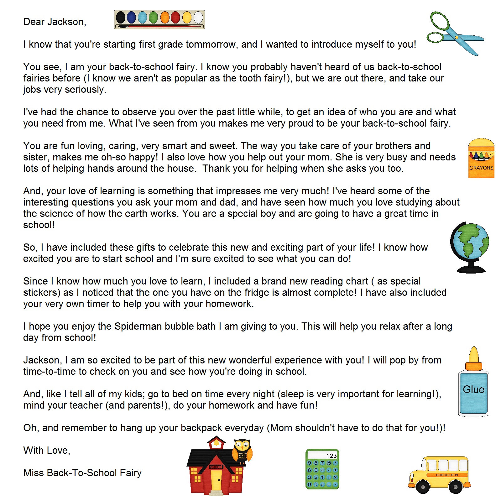 Back To School Newsletter Examples