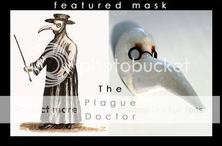 Black Death Bird Mask