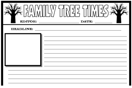 Blank Newspaper Article Template