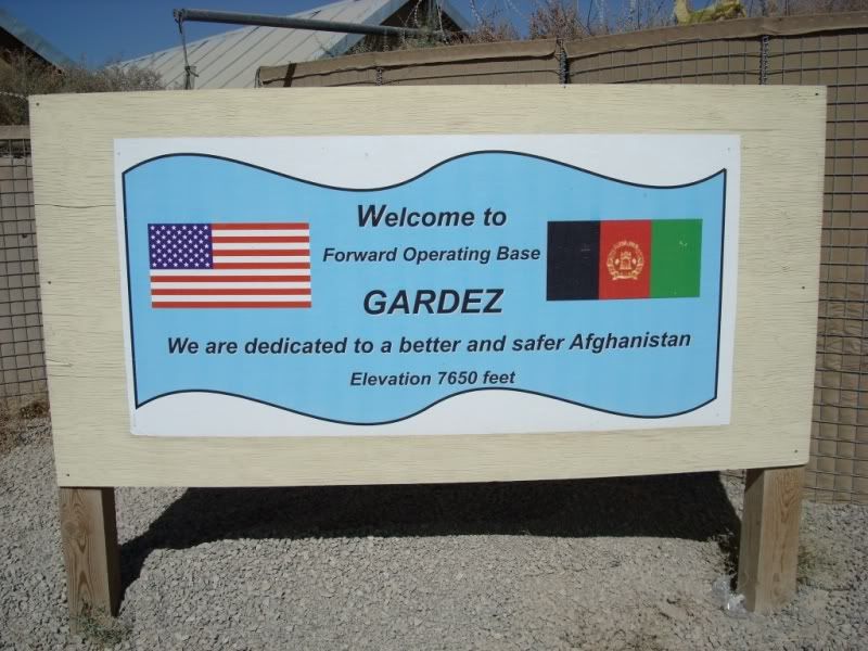 Gardez Afghanistan Fob Lightning