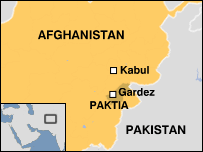 Gardez Afghanistan Map