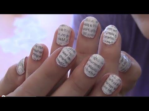 How To Do Newspaper Nails