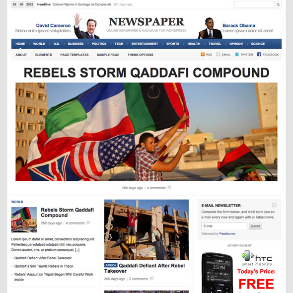 Indesign Newspaper Templates Free