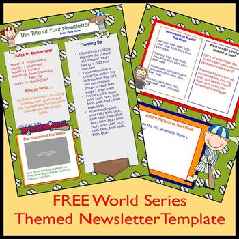 Middle School Newsletter Templates Free