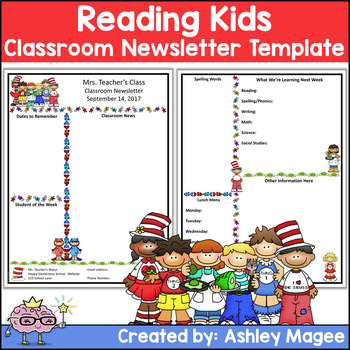 Newsletter Templates For Teachers Word