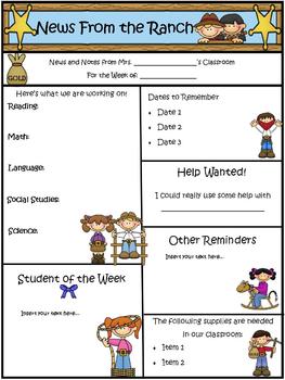 Newsletter Templates For Teachers Word