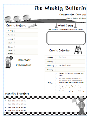 Newsletter Templates For Teachers Word