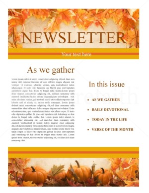 Newsletter Templates For Word