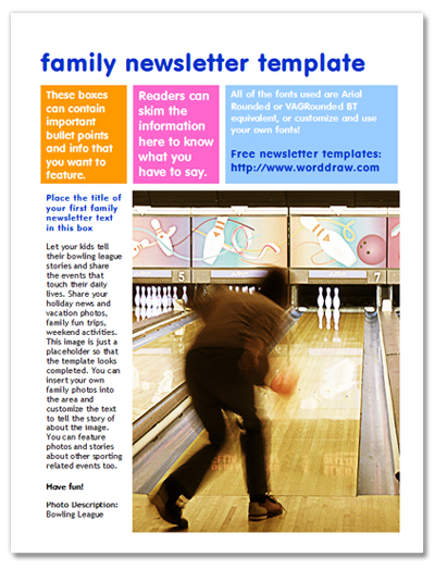 Newsletter Templates For Word