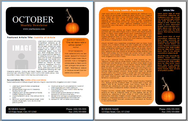 Newsletter Templates Free