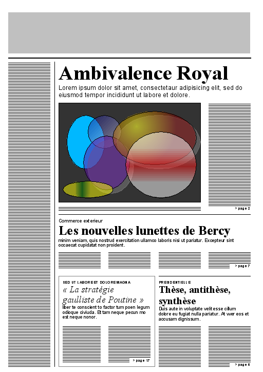 Newspaper Front Page Template Free