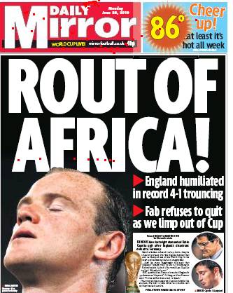 Newspaper Front Pages Uk